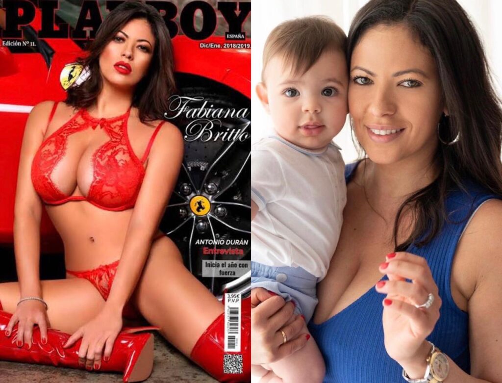 “Parem de romantizar a maternidade” pede capa da Playboy 8 meses após dar a luz ao filho